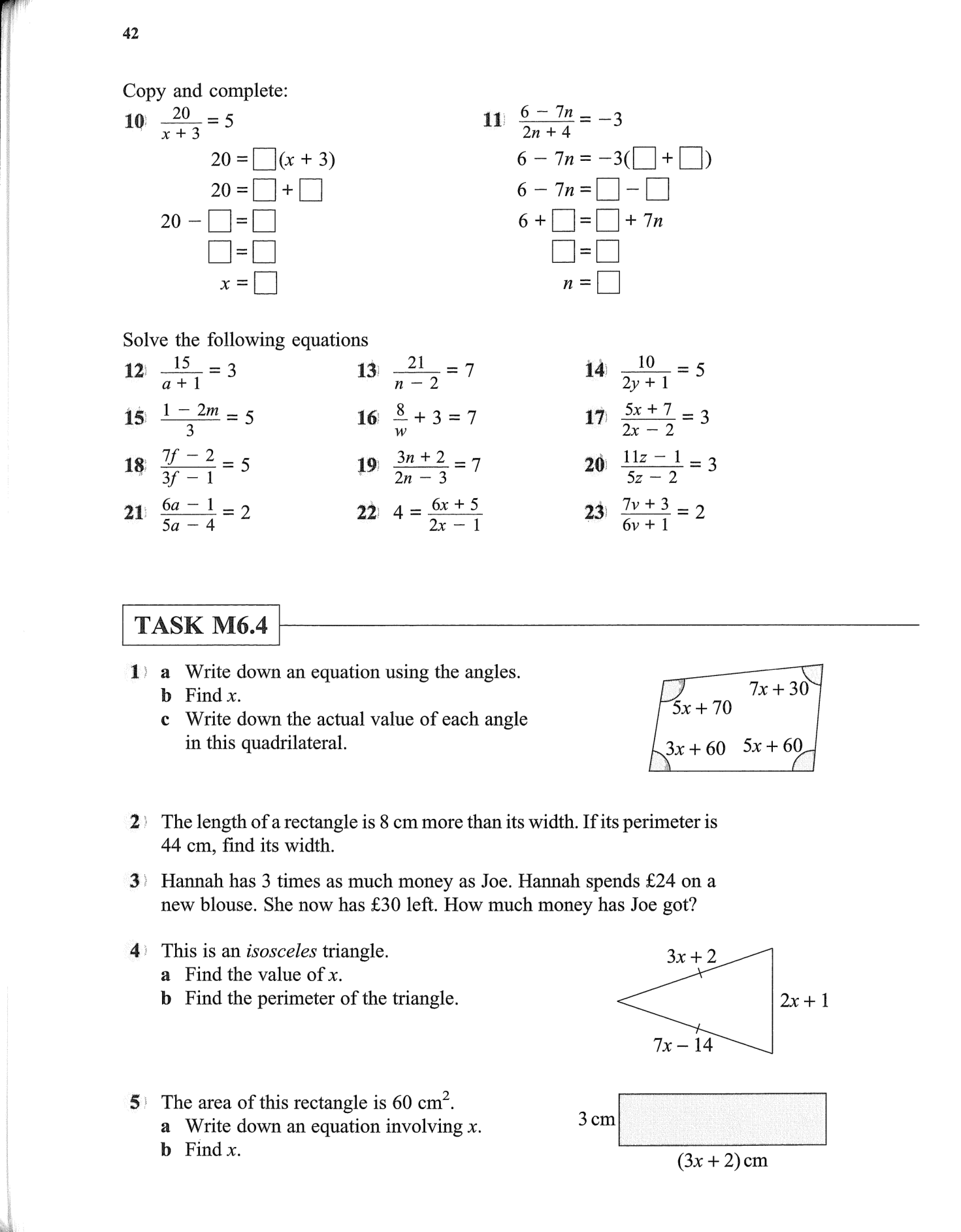 Essential Mathematics for GCSE - Higher - Homework Book